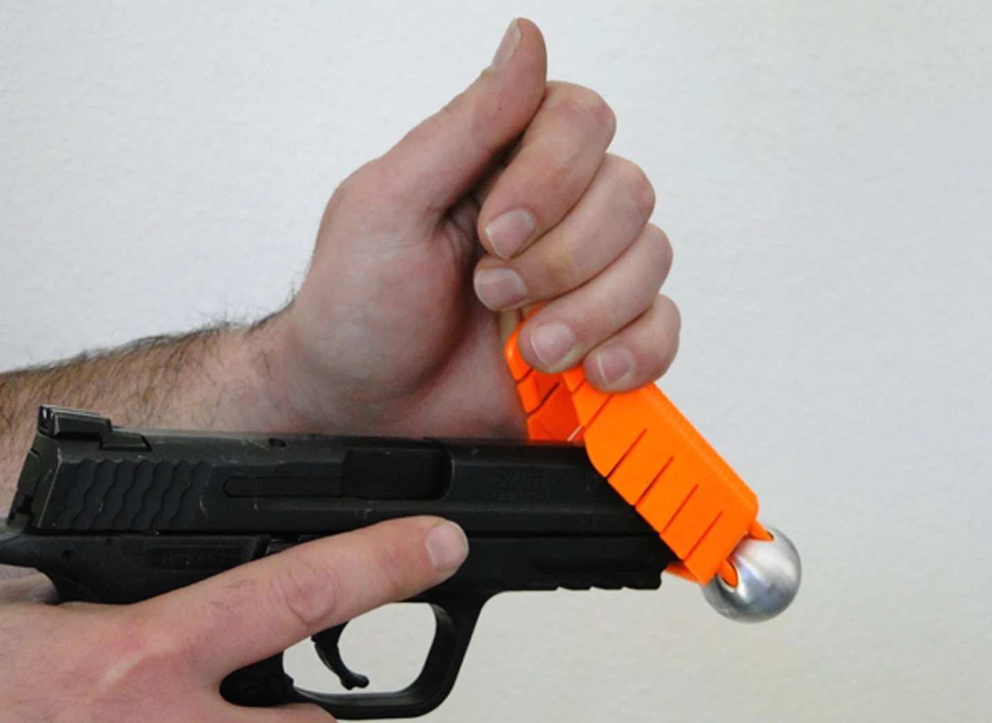 The Alternative installs with one hand