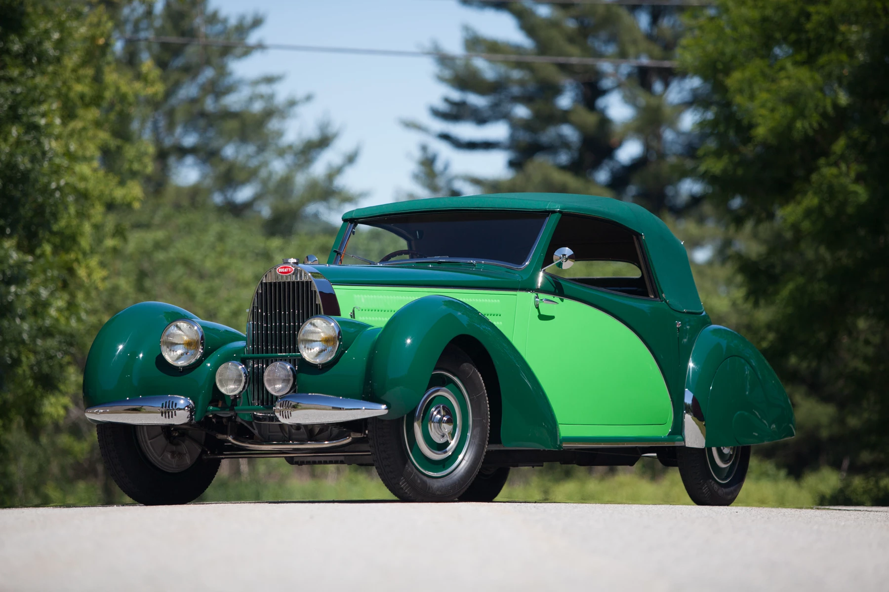 No Sale | 1938 Bugatti Type 57 Cabriolet | High Bid: $1,040,000 | Gooding & Company | Geared Online | 7 August 2020 | Lot 52 | Estimate: $1,300,000 to $1,600,000 | Official Gooding & Co Auction Page