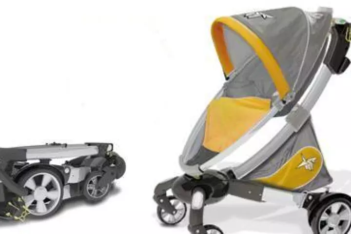 4 Moms Origami stroller is self-folding, has an in-built generator and an LCD display