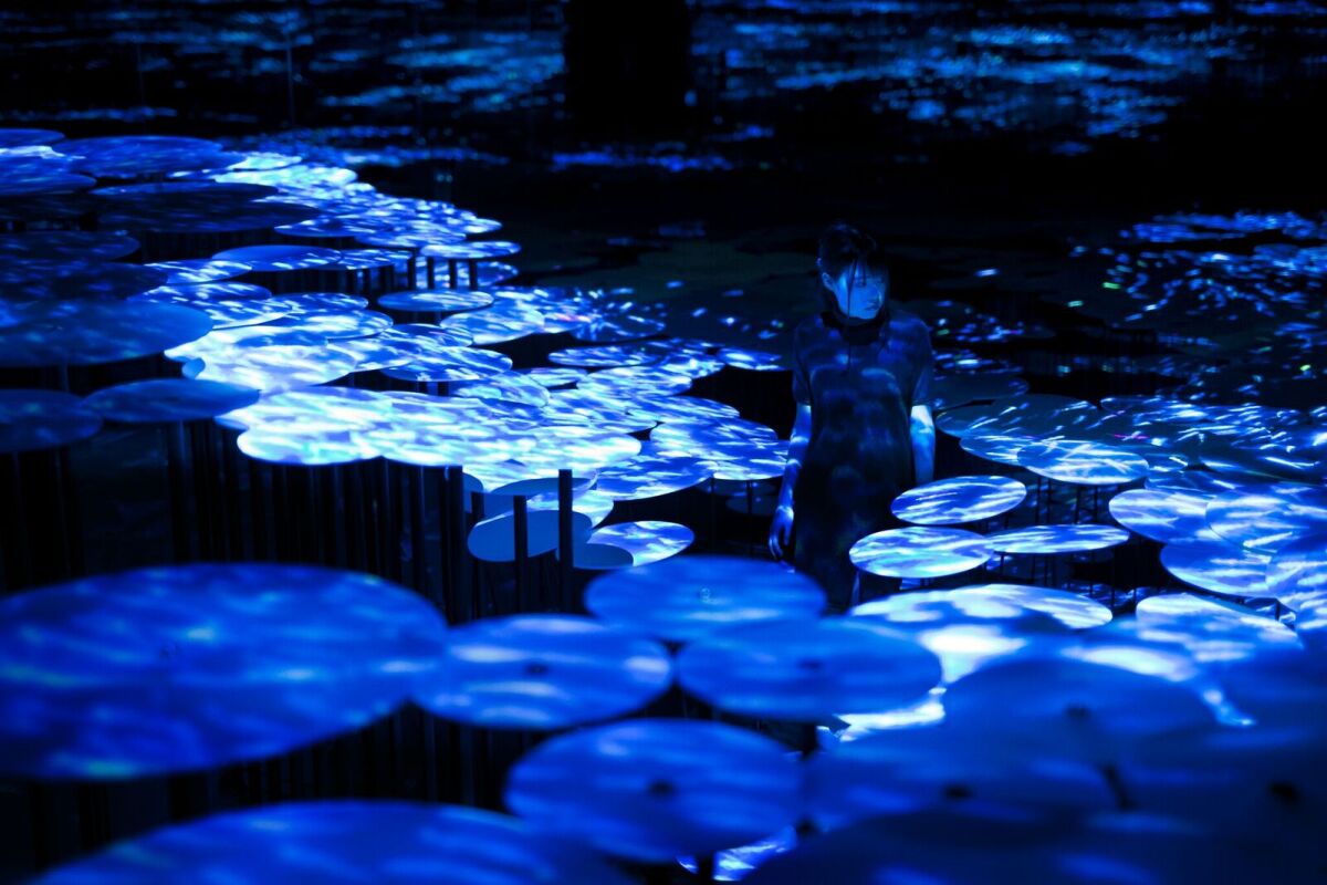 The Way of the Sea exhibit at Tokyo's Mori Building Digital Art Museum