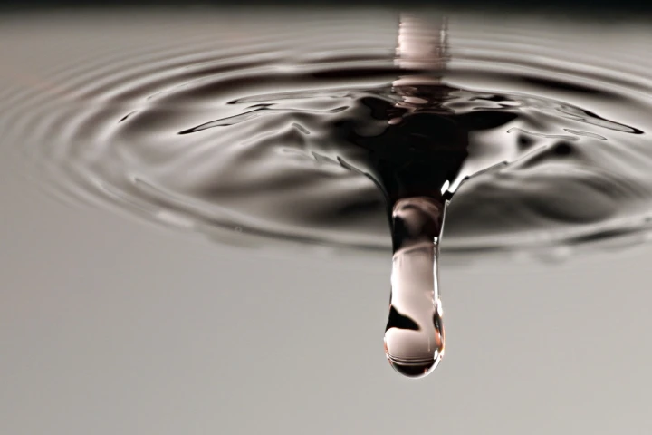 Researchers have created a fluid (not pictured) that acts like it has "negative mass," meaning it flows backwards when pushed