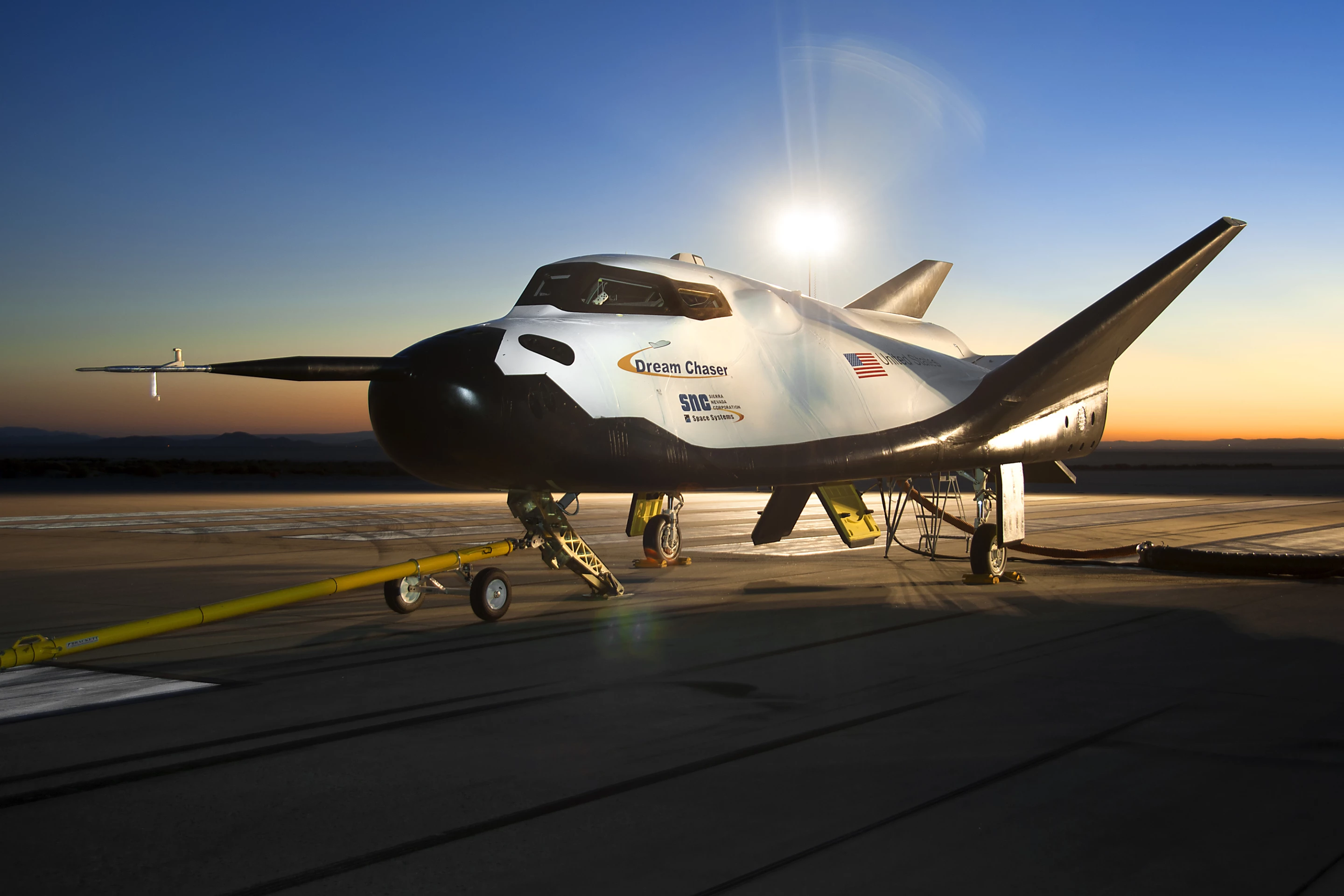 The Dream Chaser is designed to is designed to carry up to seven people to and from low earth orbit (Photo: NASA)