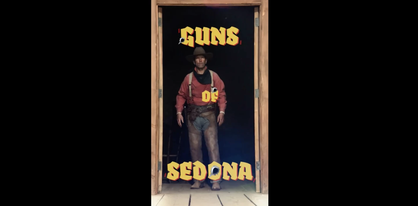 A still from Damien Chazelle's short film, The Stunt Double