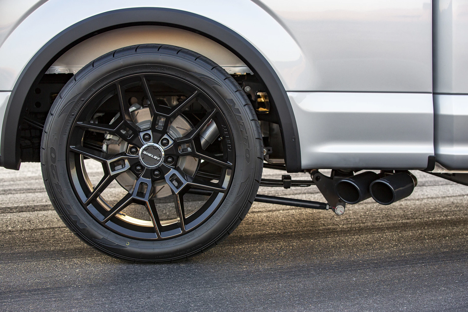 Side-mount exhausts bring the noise closer to your ears, which is nice, as the people who drive these things certainly want to hear it more than anyone else does