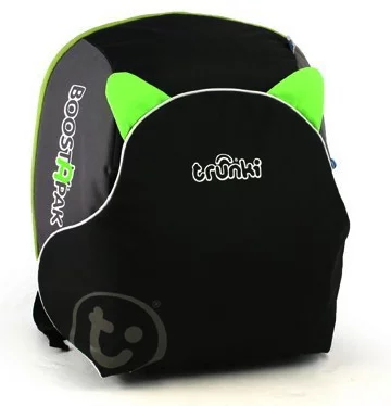 The BoostApak coverts from child's backpack to booster seat