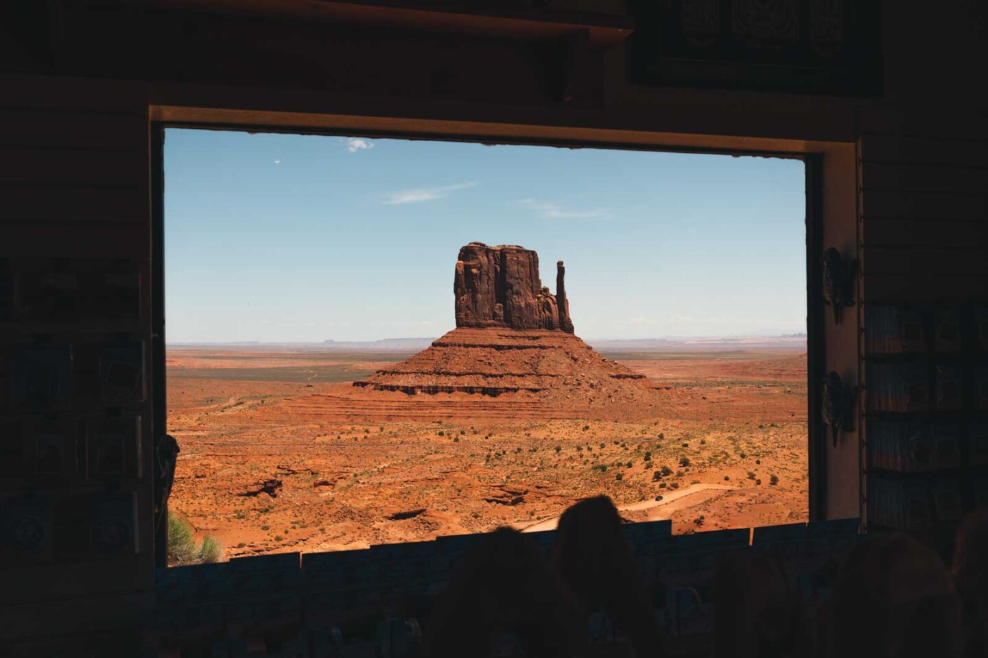 Finalist in ‘The Great Outdoors’ category. An incredible perspective on the classic three pillars image at Arizona's Monument Valley. This shot was literally taken looking out of a window from a gift shop at the location.