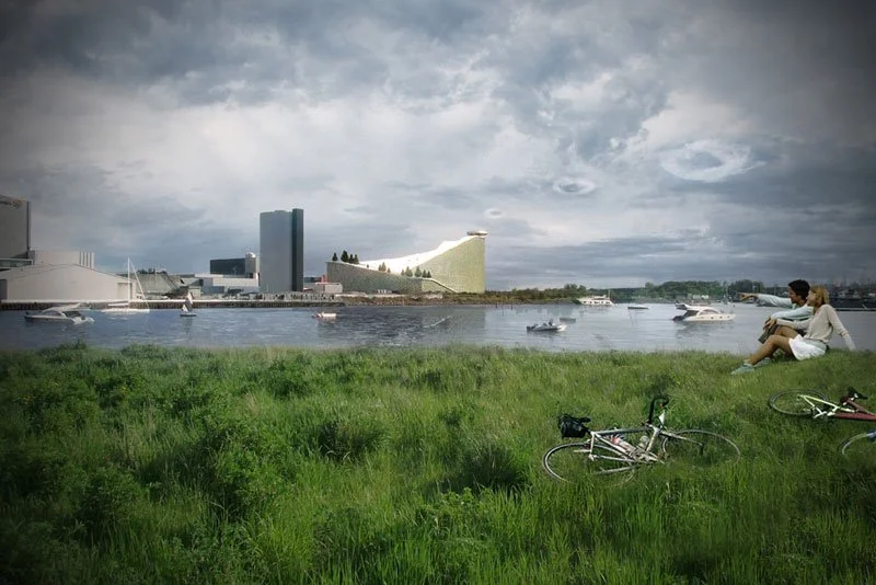 A collaboration led by the Bjarke Ingels Group (BIG) has announced that it's been selected to design a new waste-to-power station that doubles as a ski slope leisure center on the outskirts of Copenhagen