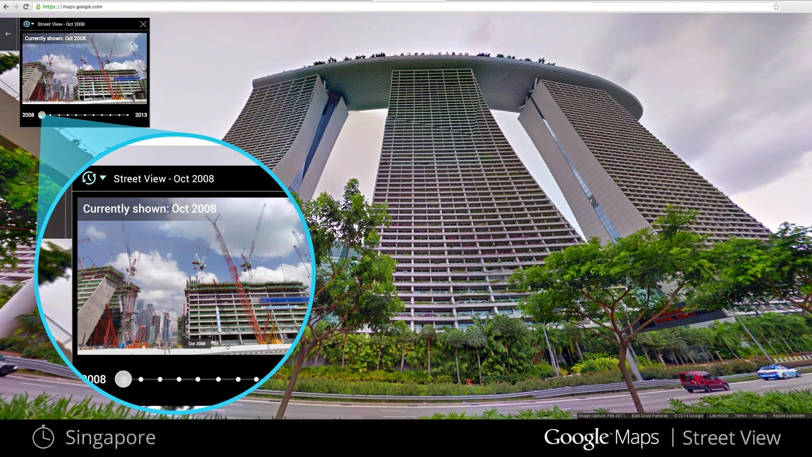 Google's new Street View feature