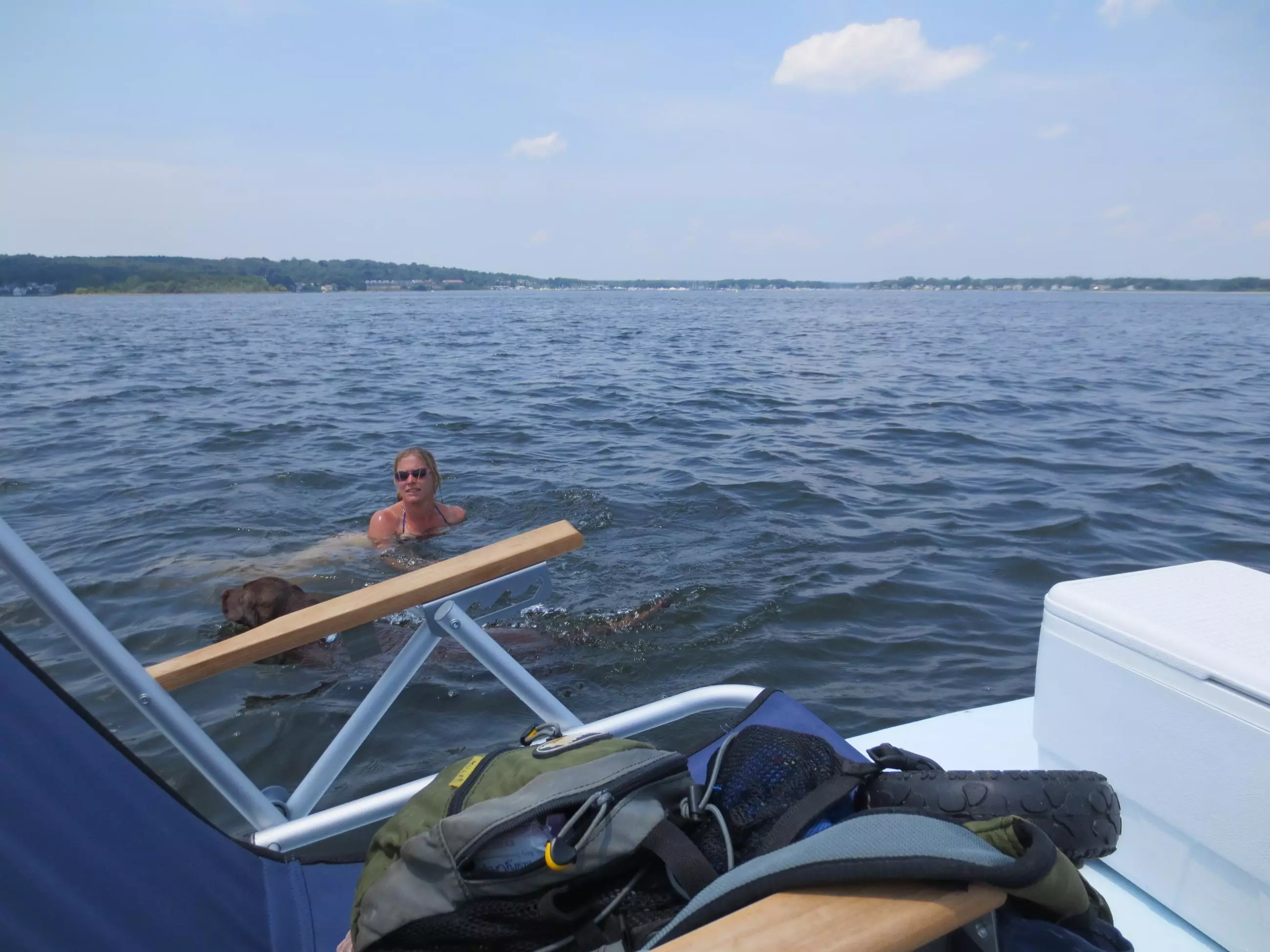 The BeachRay can be used as a platform for fishing, scuba diving, swimming and more