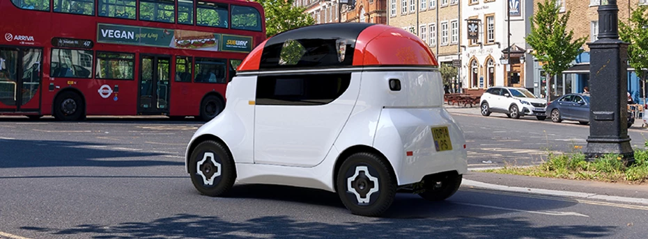 The Motiv has a top speed of 40 mph, so is suited to city life or urban sprawl