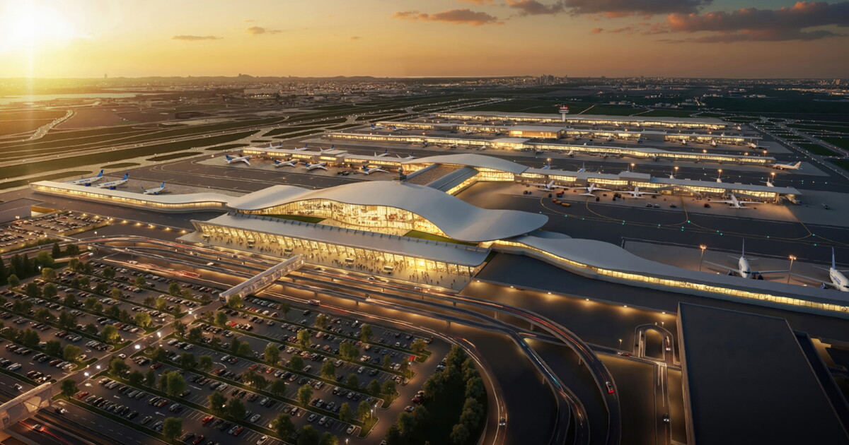 22 Milliarden Dollar teure Modernisierung des Flughafens Dulles umfasst ...
