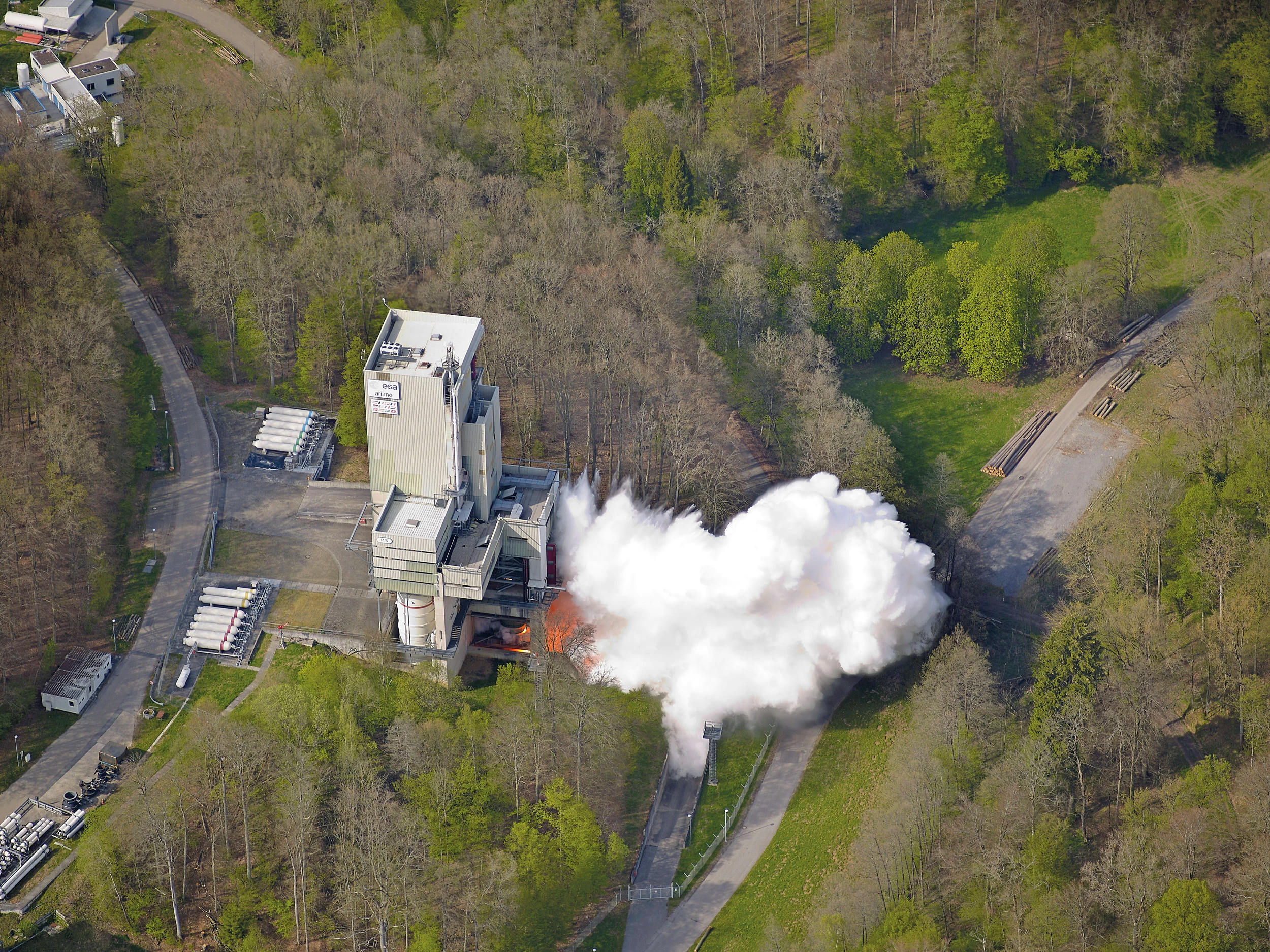 The DLR German Aerospace Center’s Lampoldshausen testing facility