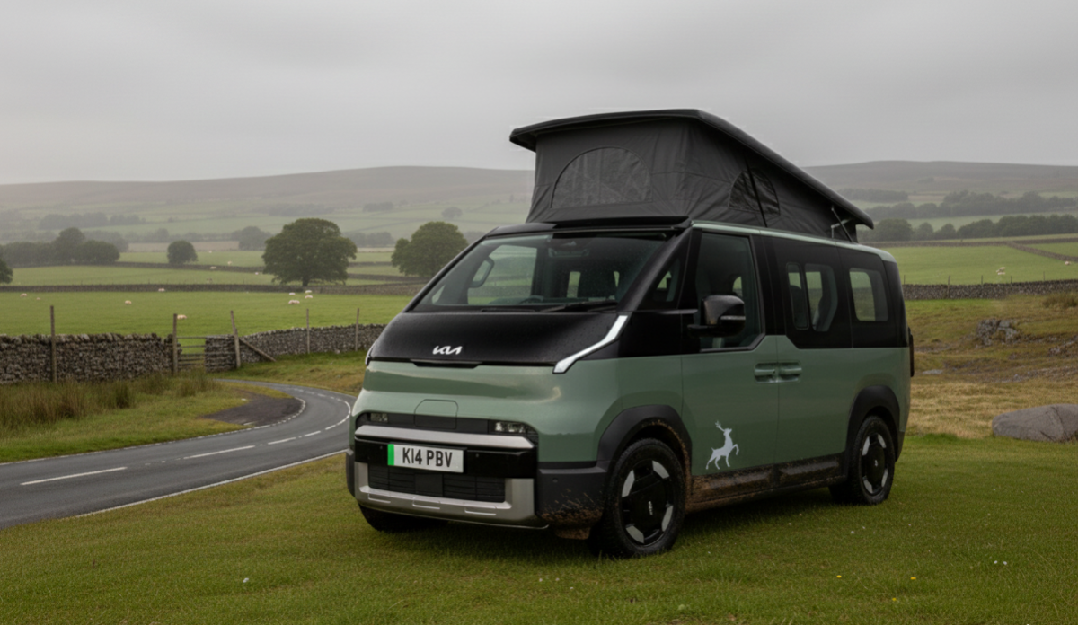 World first Kia pop-up tiny camper changes the face of van life