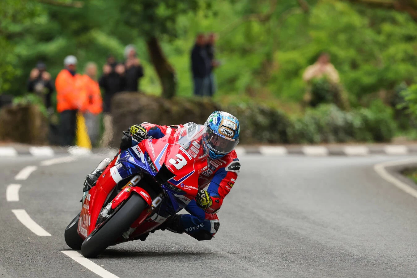 Harrison bagged two victories, both at Superstock TTs, clocking a 135.692 mph (218.375 km/h) lap on the final lap of Race 1, the third fastest lap in the entire TT history