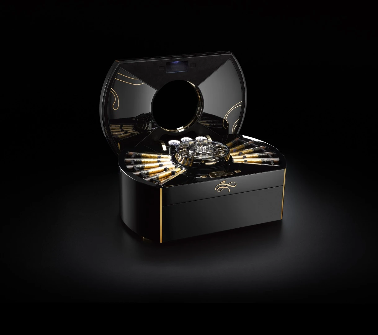 The Emperador is made of a variety of materials