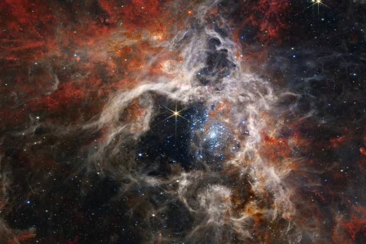 The Tarantula Nebula, captured by Webb ’s Near-Infrared Spectrograph (NIRSpec)