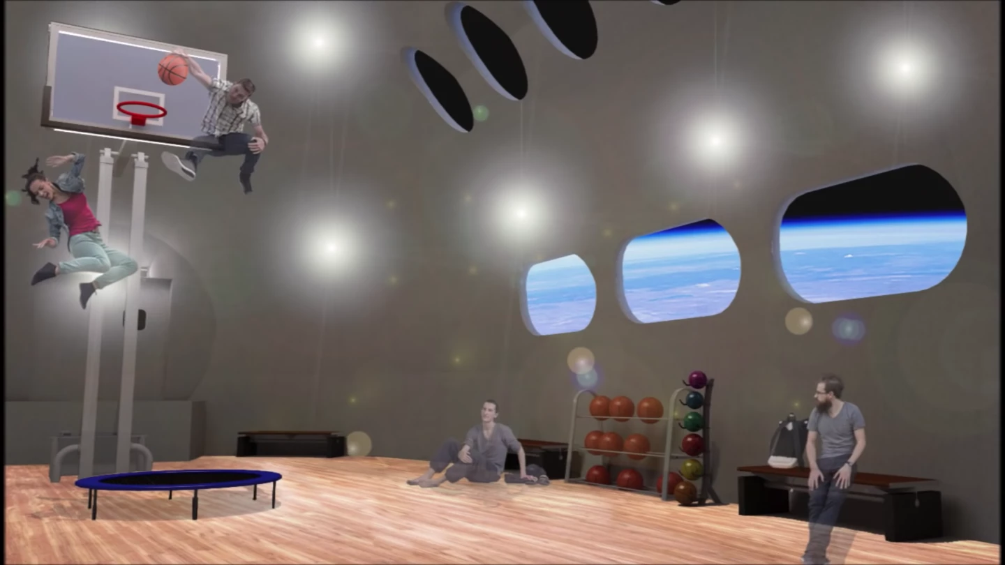 Oh there damn well better be low-gravity basketball. In your face, Alicia!