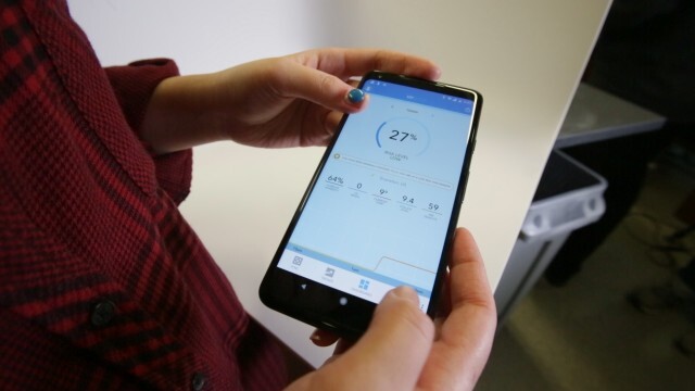 The UV Sense app will tell users whether they've exceeded safe limits for UVA and UVB exposure