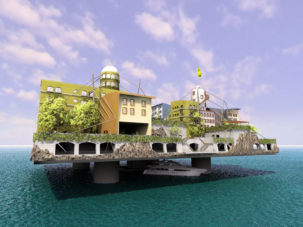 Seasteading Design Contest Winner by Andras Gyorfi (image by Seasteading Media)