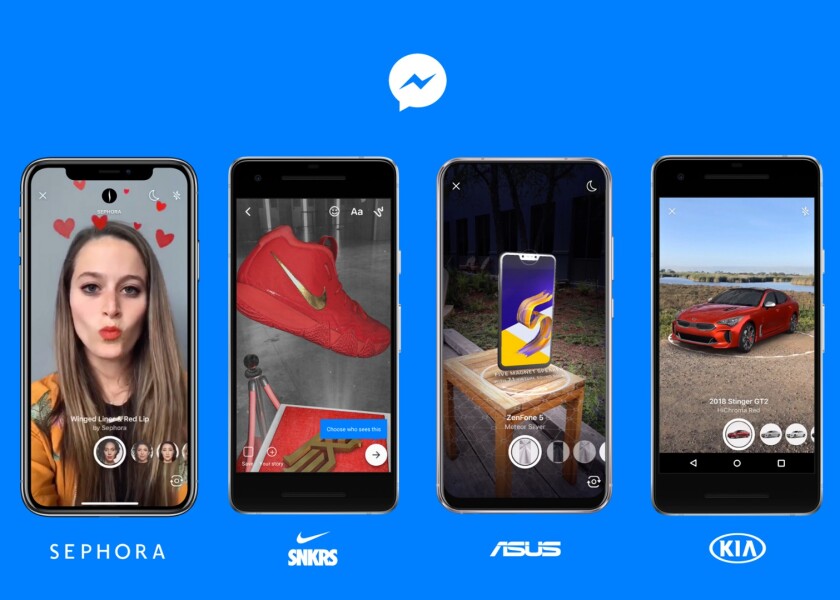 Improved AR capabilities are one of the improvements coming to Messenger