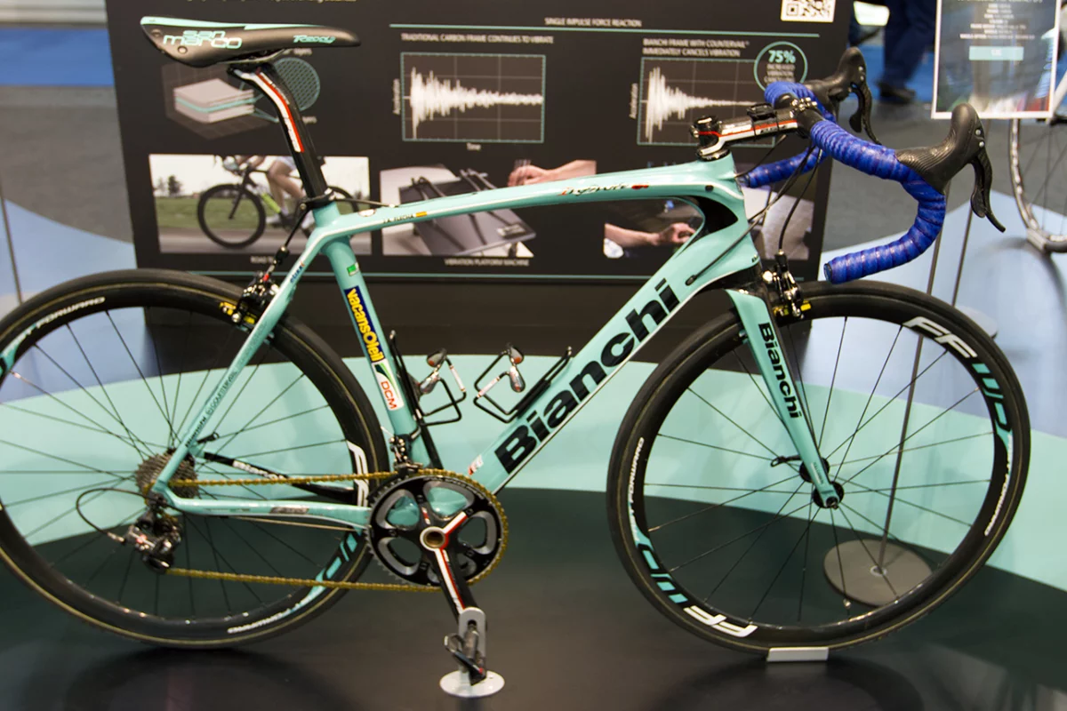 Countervail was recently introduced in Bianchi’s Infinito CV road bike