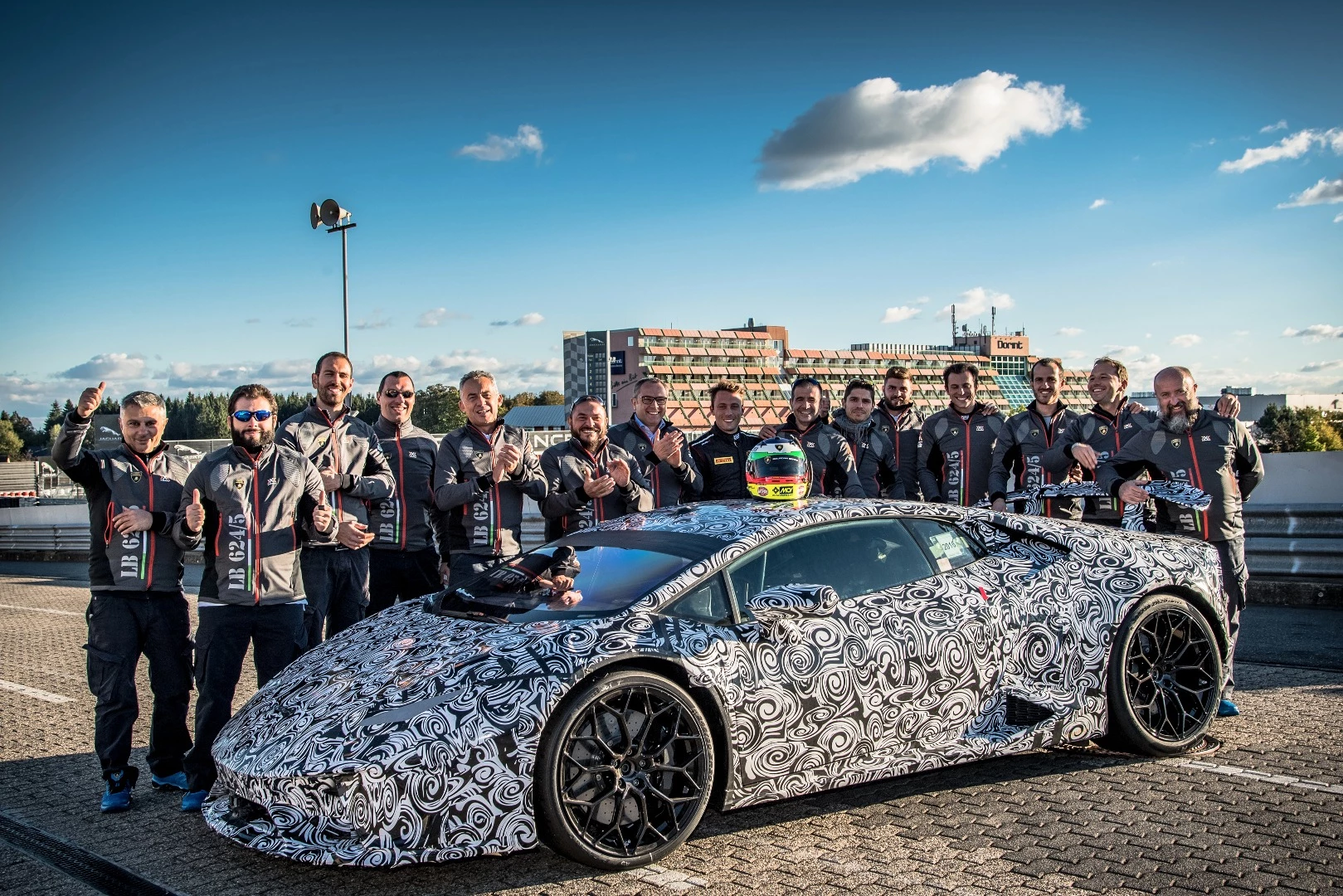 The Huracan Performante and the team behind its record-breaking lap