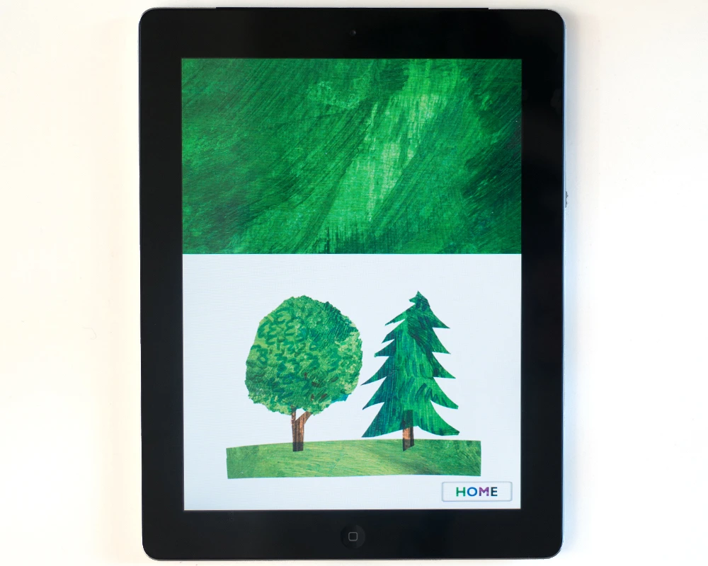 Eric Carle's My Very First App is a digital version of his My Very First Books