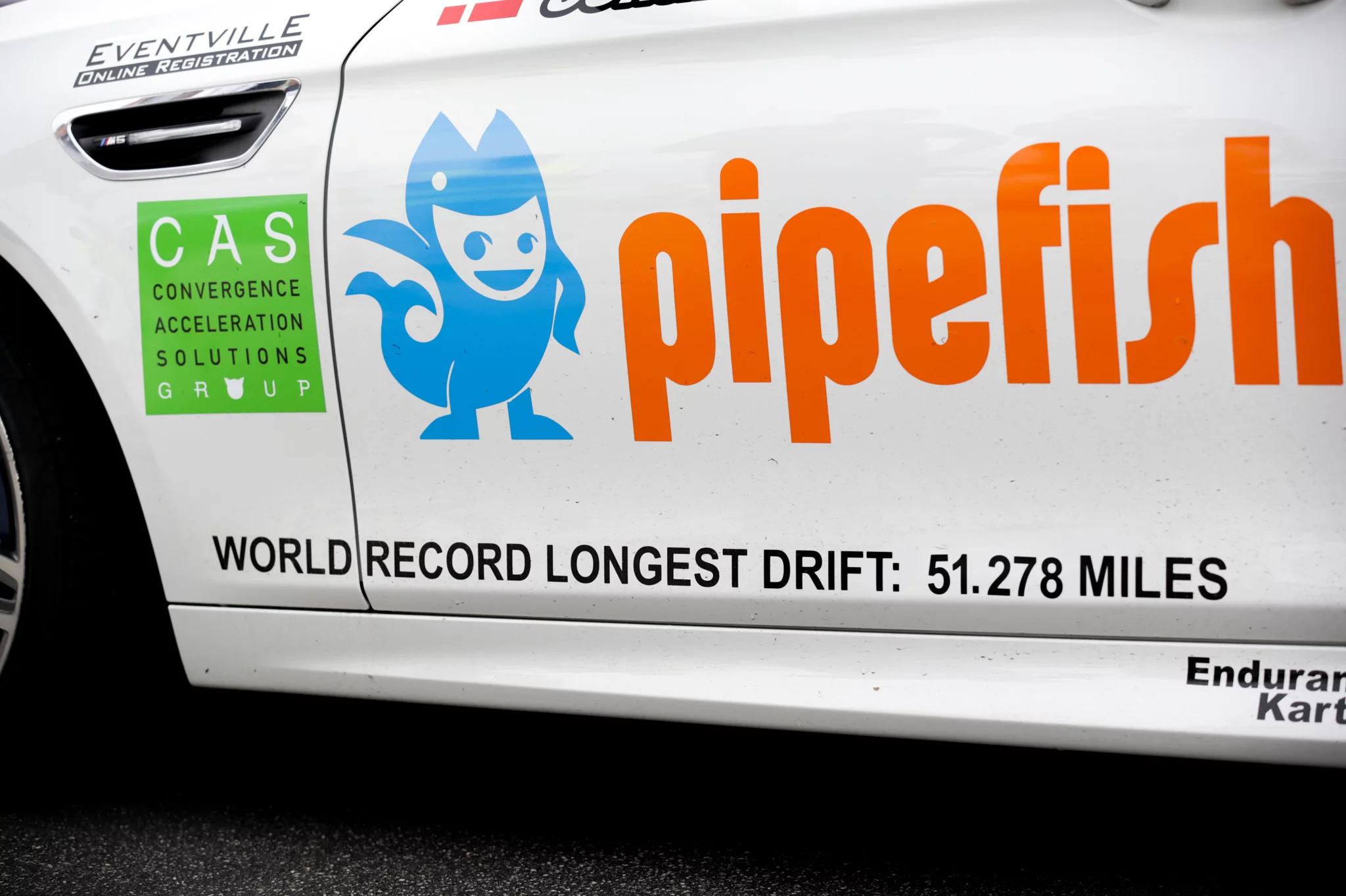 Someone must have also been on hand to get the world record details on the car ASAP