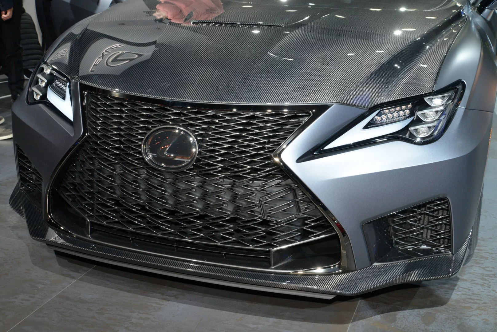 A look at the front end of Lexus's RC F Track Edition