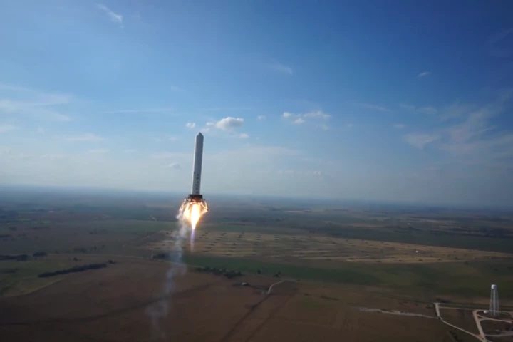 The SpaceX Grashopper on its most recent test flight