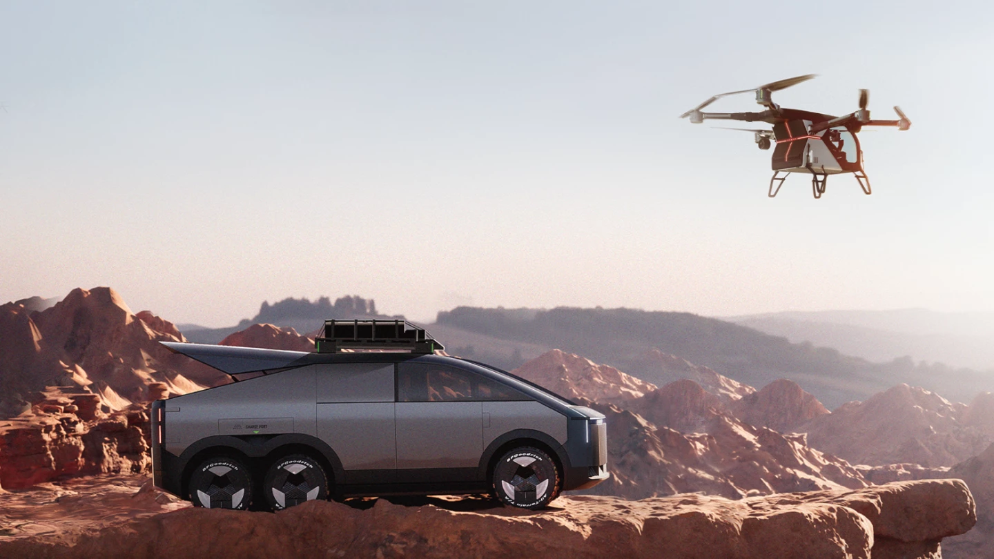 Xpeng's modular flying car concept invites you to rock-crawl your way to the end of the road (or earth) and keep going by way of eVTOL ... but will it be a reality in the neat-future?