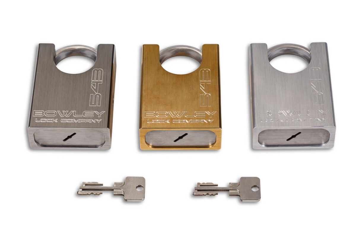 Bowley is back, with an "almost unpickable" padlock