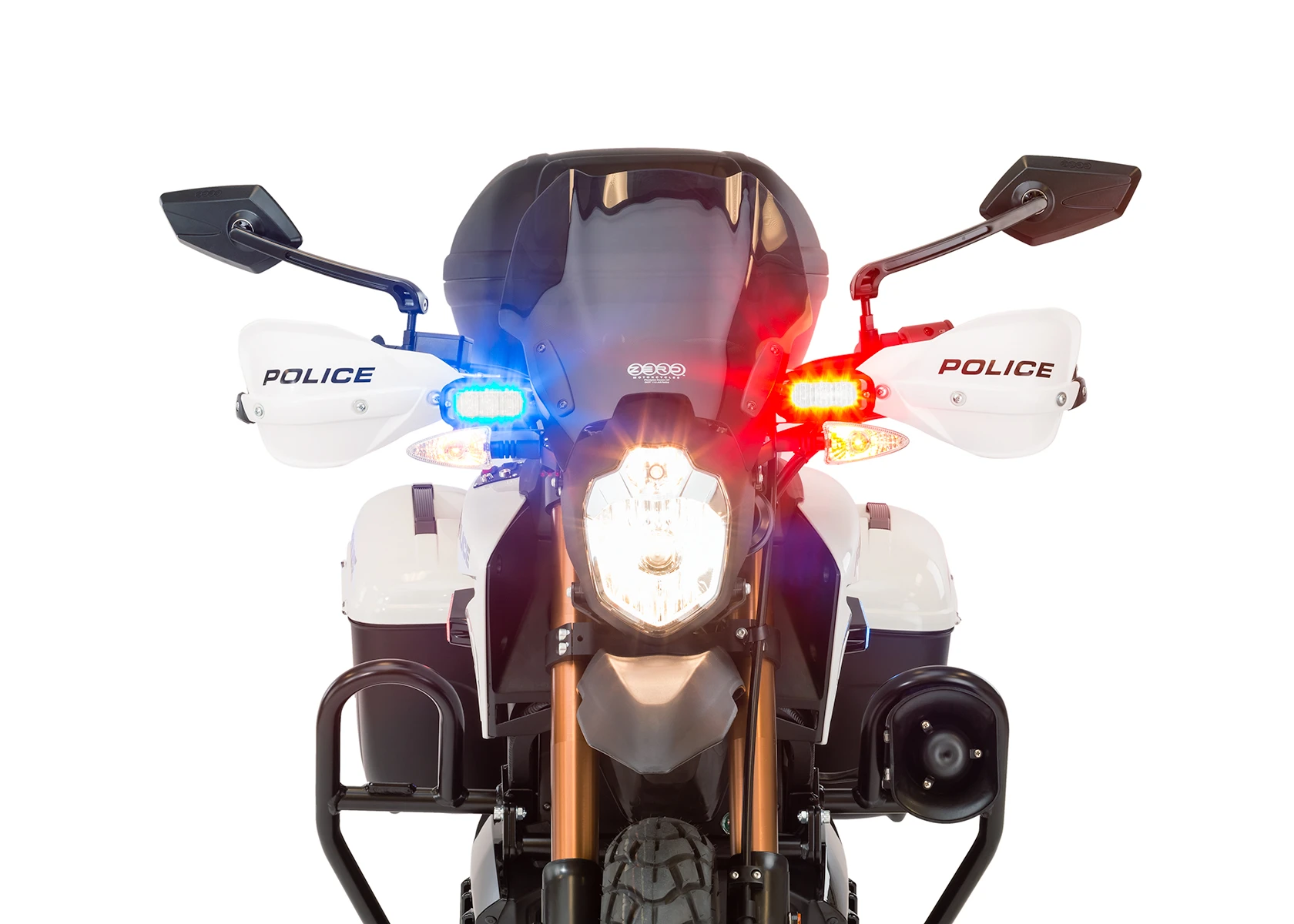 Both models have red, blue and amber LEDs to the front