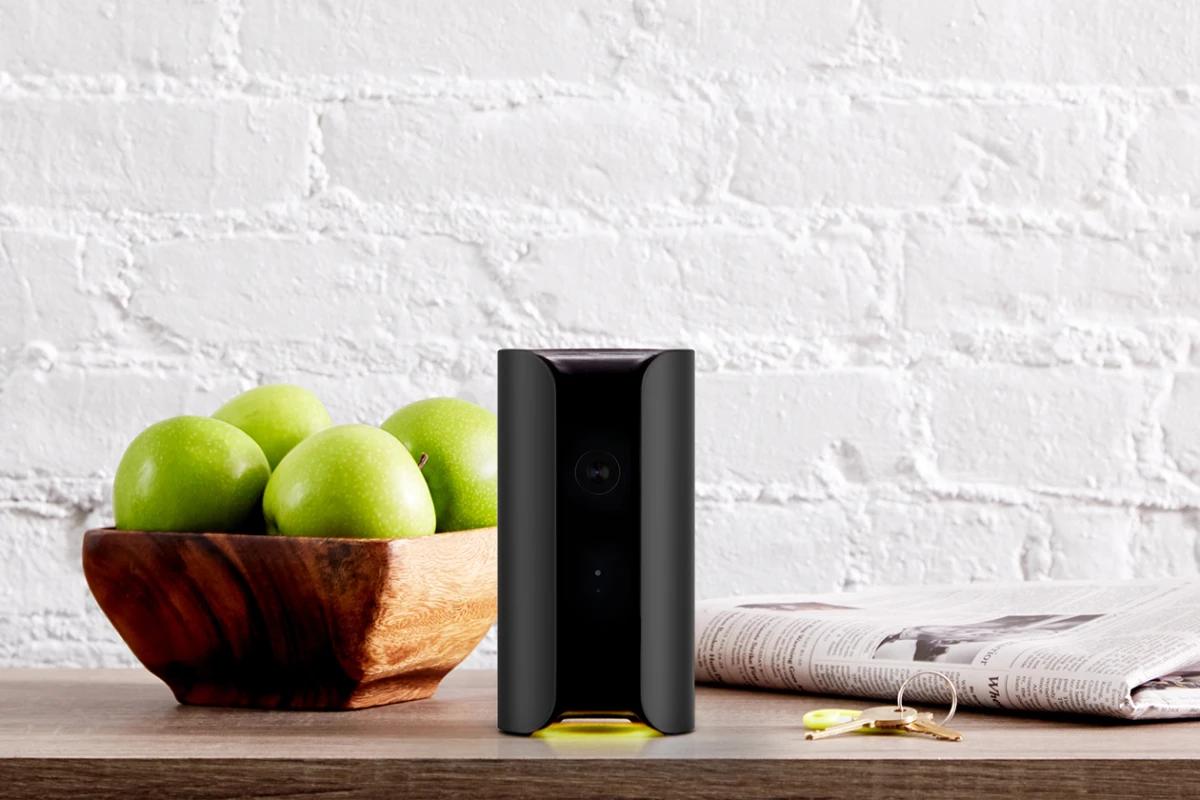 The Canary is a self-contained video camera and environmental monitor to keep watch on your home