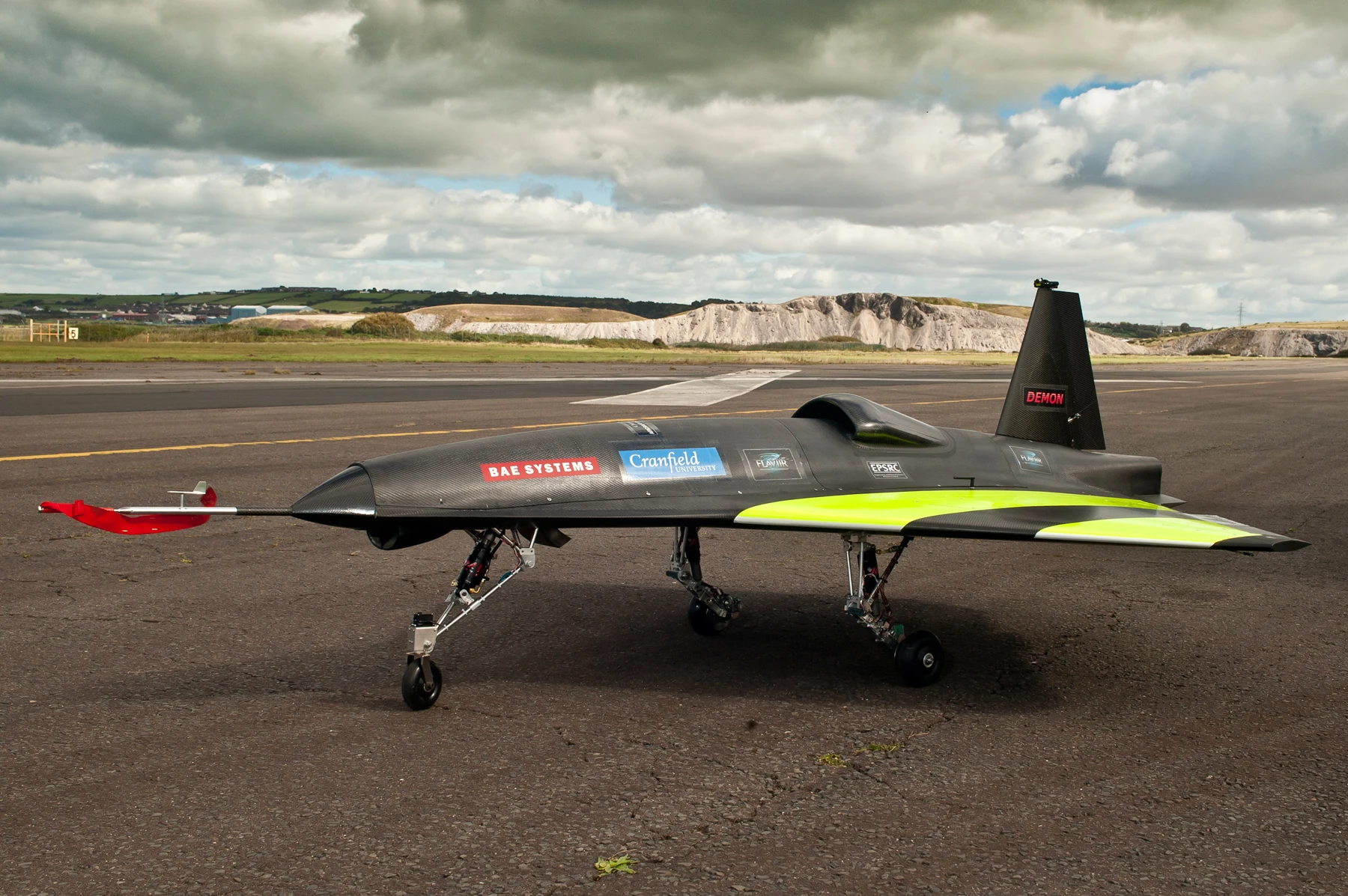 The DEMON UAV, that achieved flapless flight in Cumbria