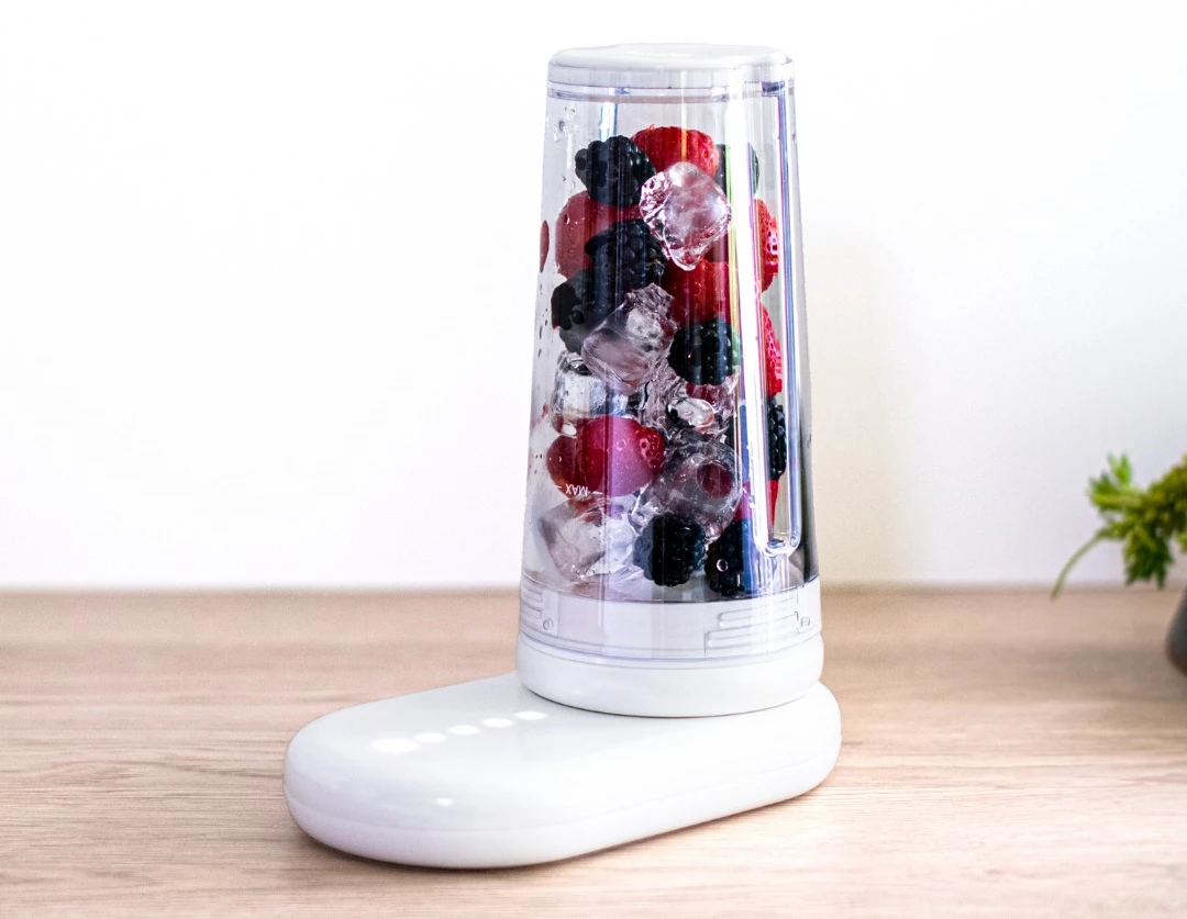 The millo air base features capacitive touch controls, and can remember settings for individual users