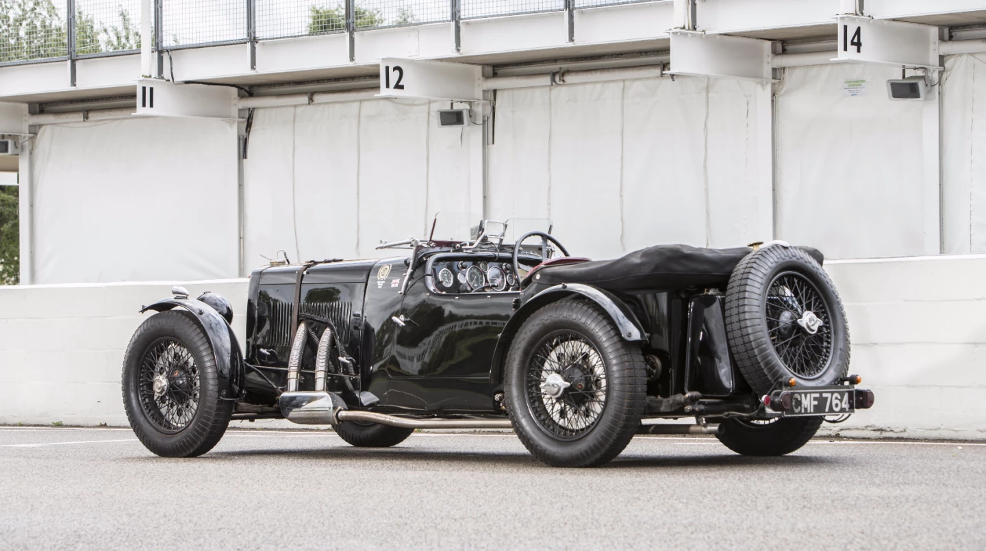 This rare 1935 Aston Martin Ulster 2/4-seater Tourer (just 31 Ulsters were built, including the 10 team cars) is one of only four Special Order 2/4 seat models sold to the public. The entire history of this car is well documented, including an extensive period racing history which was highlighted with its win in the 1936 Stanley Cup at Donington. Since then it has enhanced it's track record in historic racing and rallying. It ultimately sold for £740,700 ($1,142,800).
