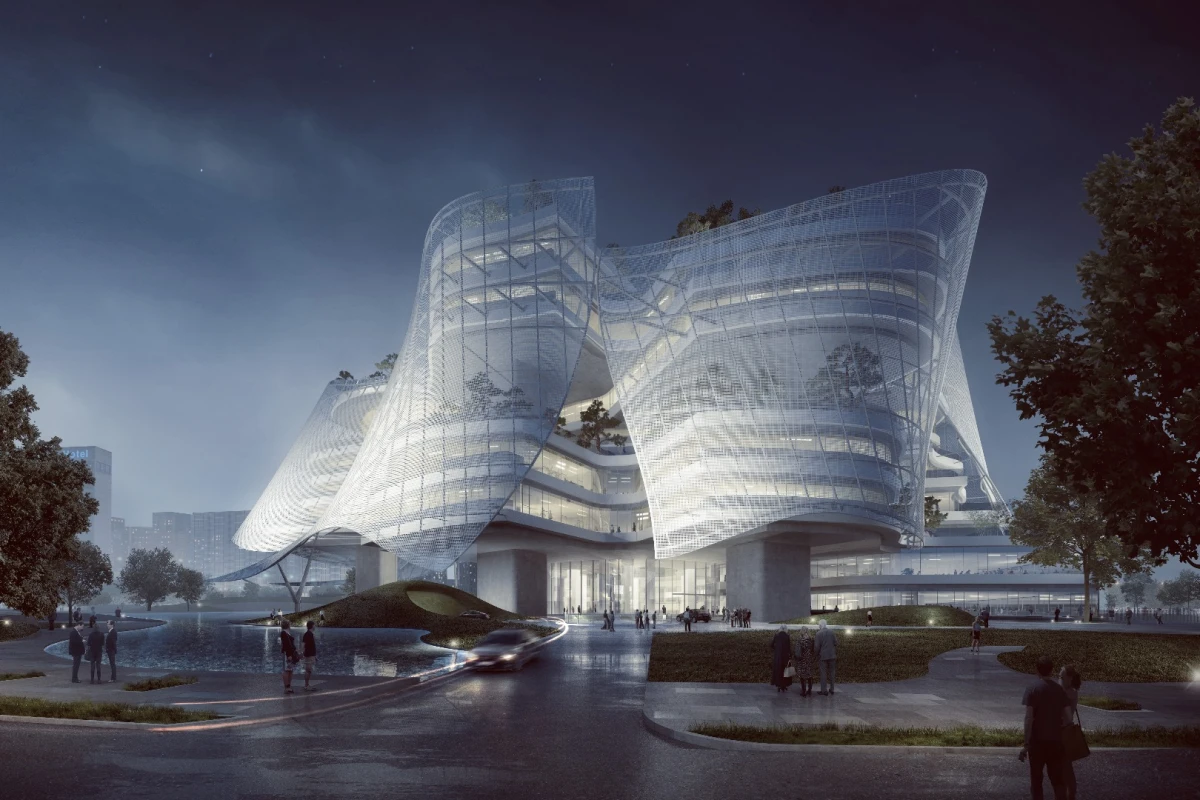 The Xinhee Design Center is currently under construction and slated for completion in 2017