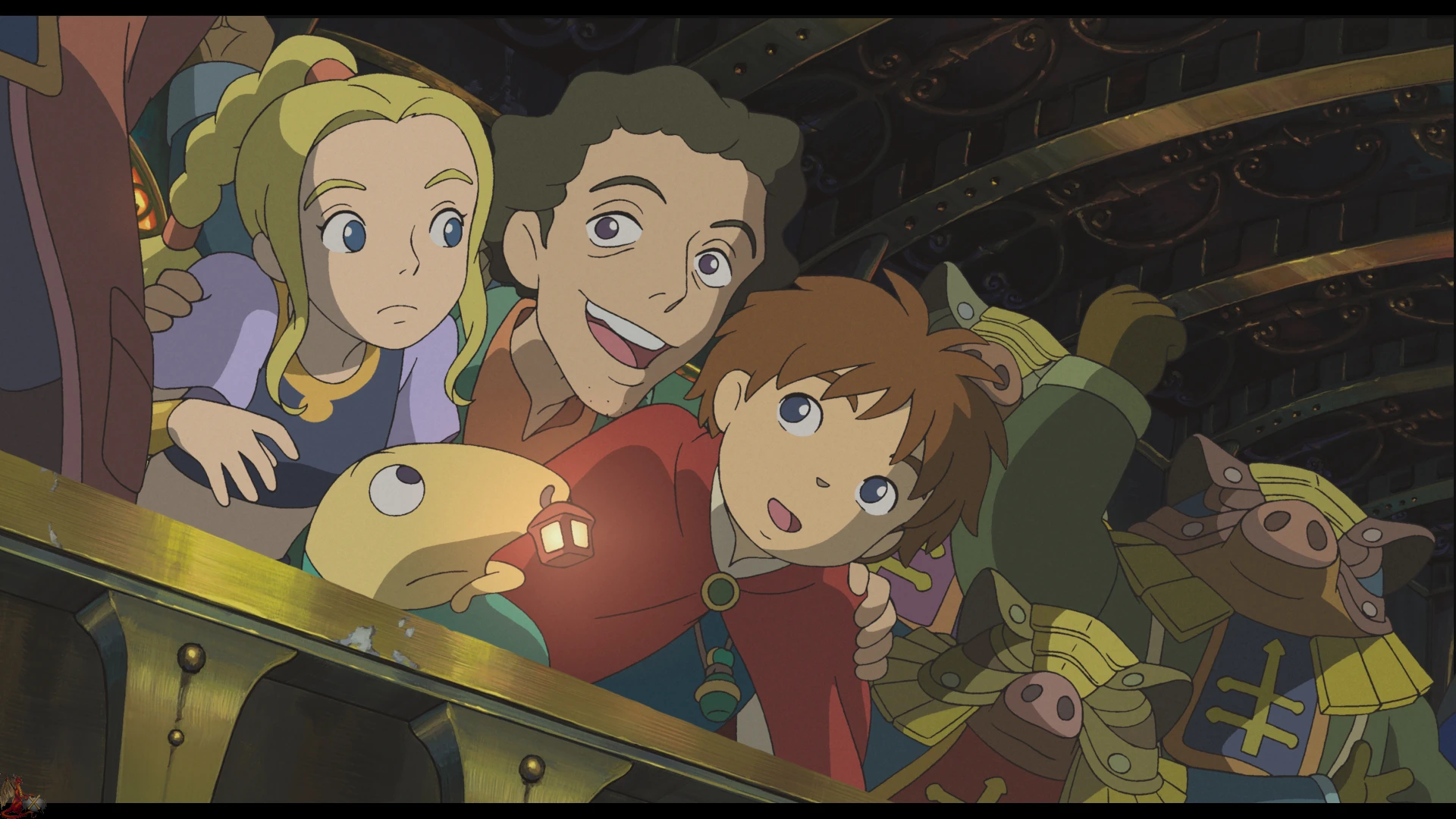 Oliver and company enjoying the marvelous sights and sounds of an industrial town