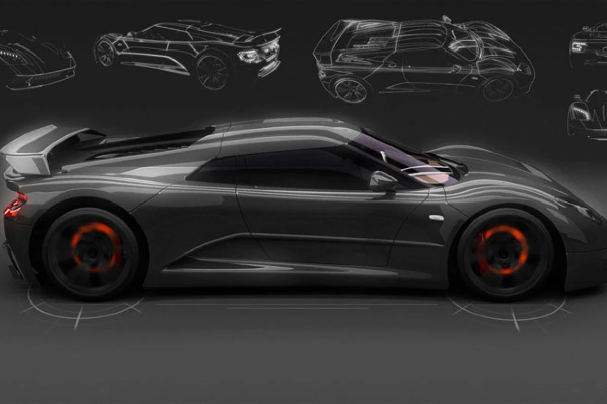 The 2015 Akylone hypercar promises 0-62 mph (0-100 km/h) time of 2.7 seconds (Photo: Genty Automobile)