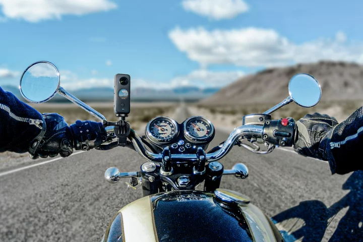 These things are next-level action cameras for motorcycle filming, if you don't mind losing some image quality compared to your GoPro