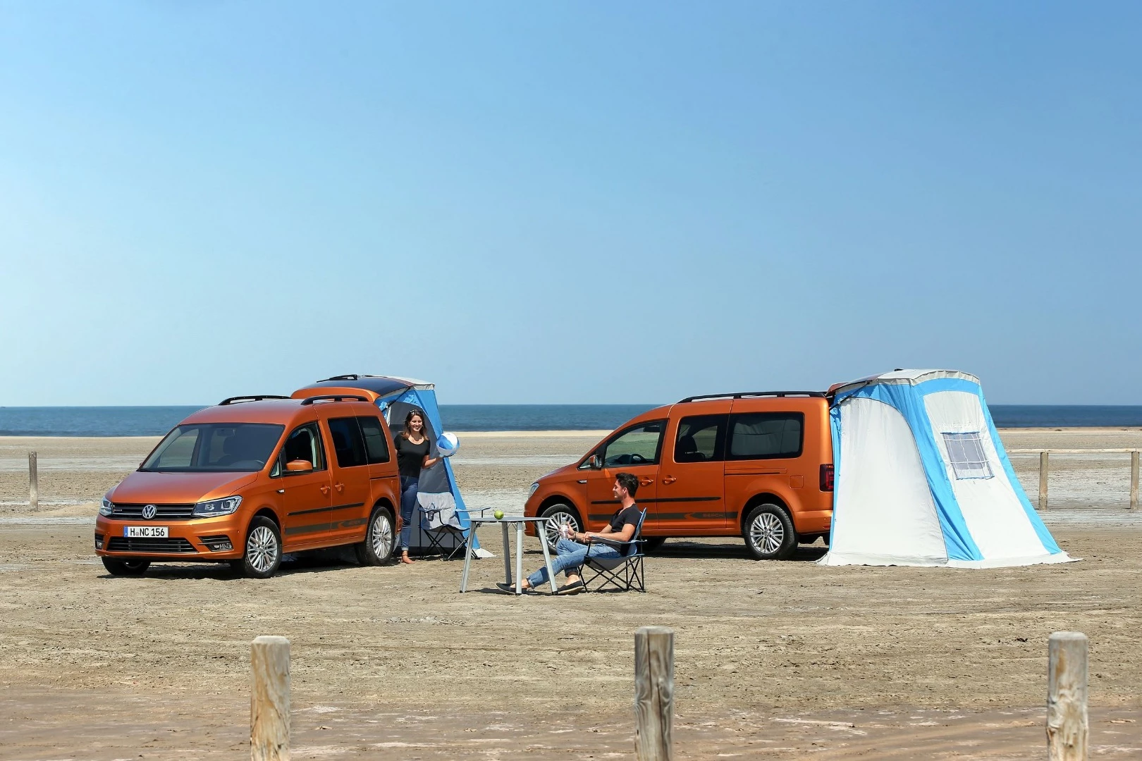 Volkswagen's smallest van can also be a camper van - the Caddy Beach