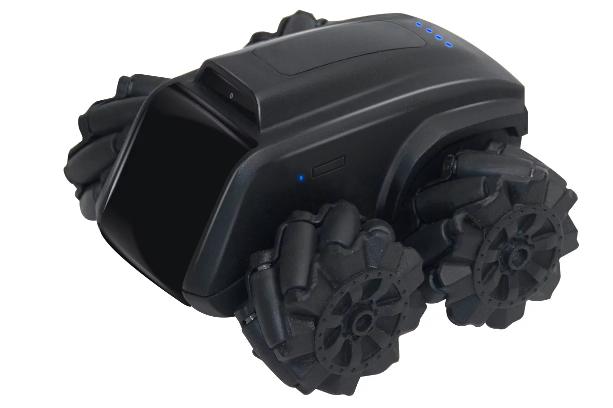 The open-source Scout robot measures 70 x 100 x 110 mm (2.8 x 4 x 4.3 inches)