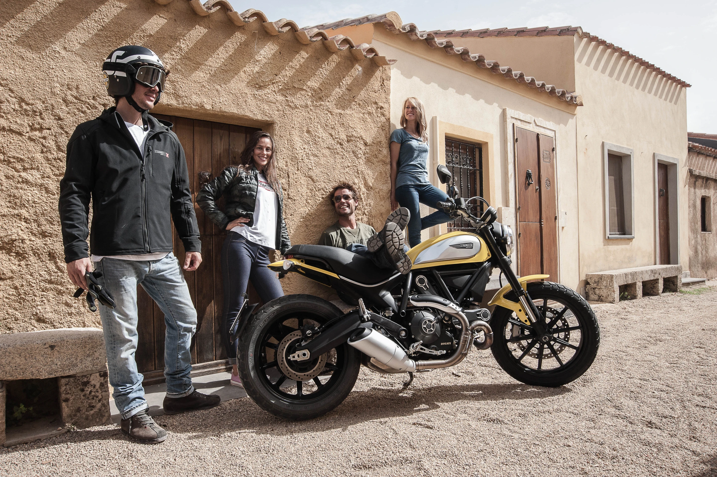 Ducati Scrambler lifestyle photo