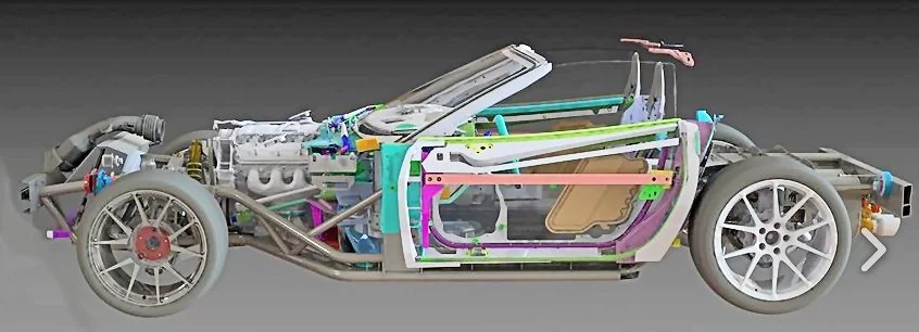 Transparent view of the Lucra L148's innards (Photo: Lucra Cars)