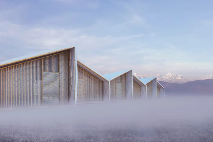 The concept shelter was designed for a disaster housing competition and is dubbed Just a Minute
