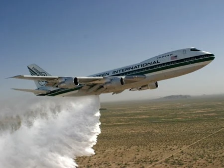 Evergreen's 747-based Supertanker: the largest firefighting aircraft in the world.