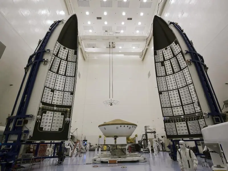 Atlas V protective acoustic faring(Image: NASA)