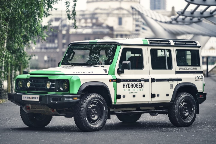 Ineos will begin testing the hydrogen Grenadier in 2022