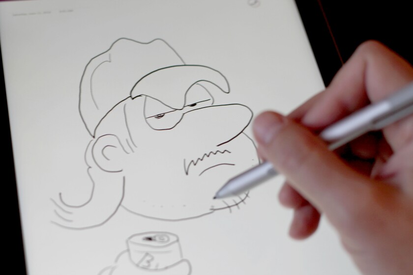 Sketching and jotting notes on the Surface is stellar – it's practically like ink on paper